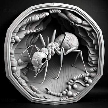 3D модель Pheidole гольчастий (STL)